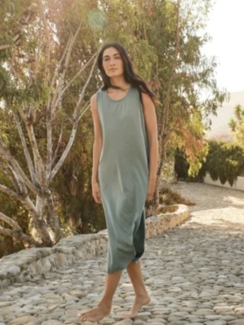 Frank & Eileen Easy Side Slit Asymmetrical Dress NWT